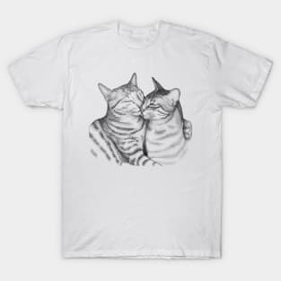 Cats Couple in Love T-Shirt